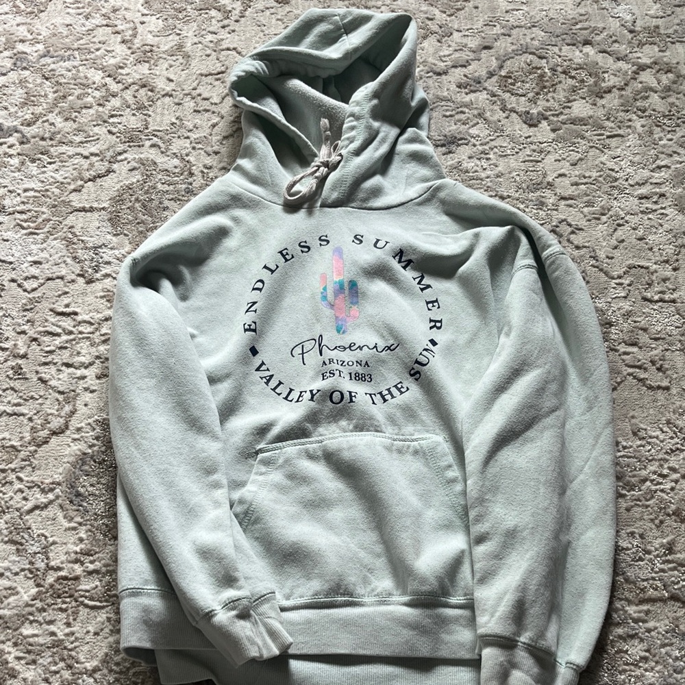 Ocean Drive Valley of the Sun Hoodie - Light Green